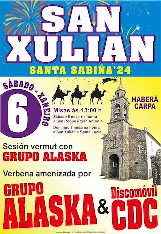 San Xulián de Santa Sabiña en Santa Comba