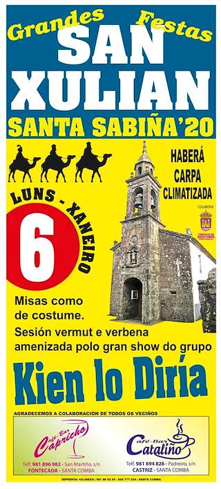 San Xulián de Santa Sabiña en Santa Comba