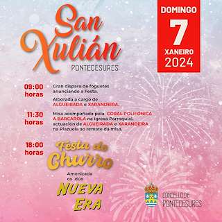 San Xulián - XIV Festa do Churro en Pontecesures