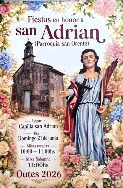 San Adrián de San Ourente (2026) en Outes