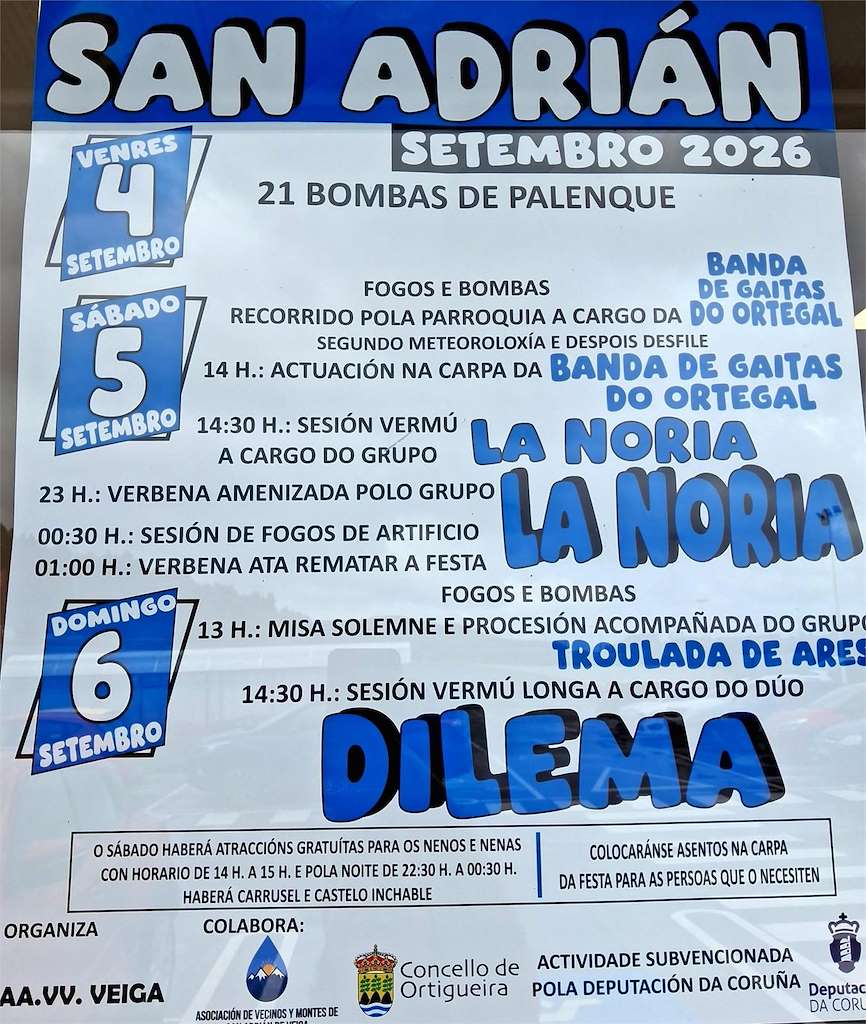San Adrián de Veiga (2026) en Ortigueira