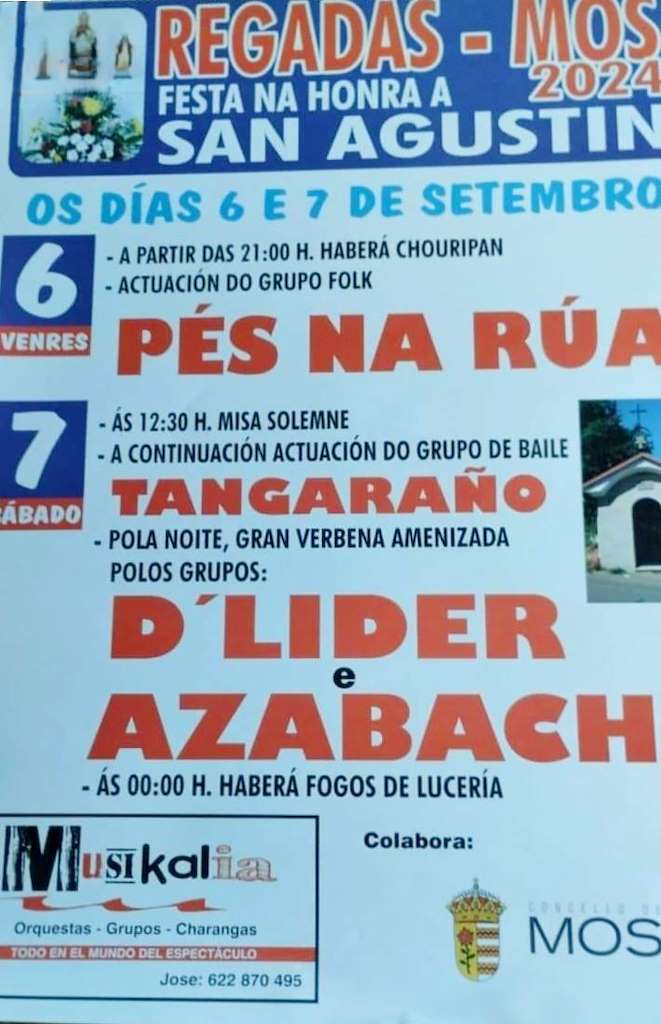 San Agustín de Regadas en Mos