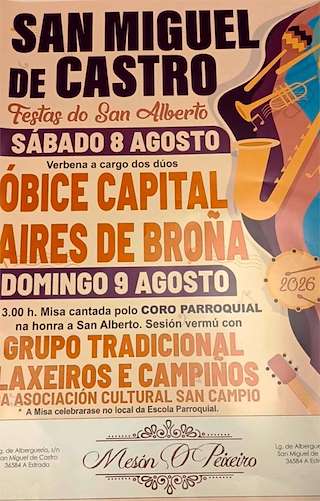 Fechas, información, programa, cartel, imágenes, mapa y ubicación de San Alberto de San Miguel de Castro (2026)  en  A Estrada