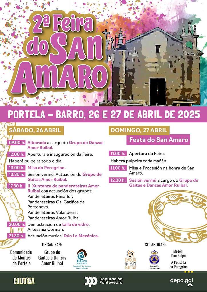 San Amaro da Portela en Barro