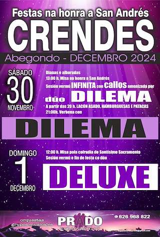 Fechas, información, programa, cartel, imágenes, mapa y ubicación de San Andrés de Crendes  en  Abegondo