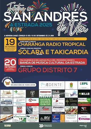 Fechas, información, programa, cartel, imágenes, mapa y ubicación de San Andrés de Vea  en  A Estrada