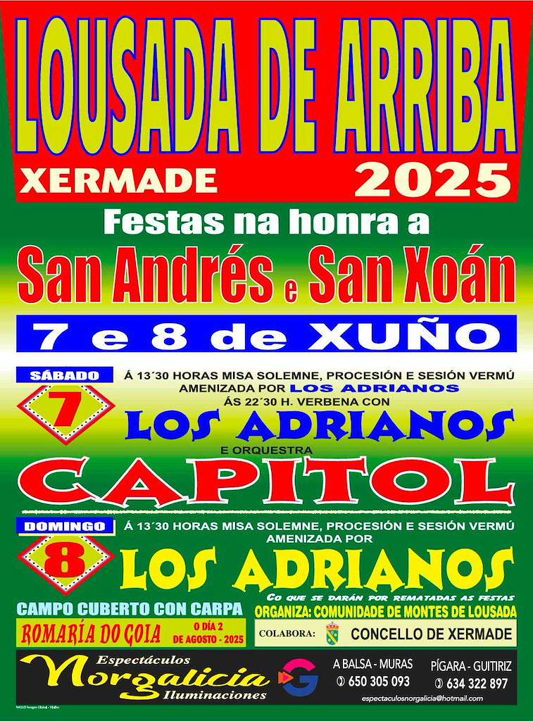 San Andrés e San Xoán de Lousada de Arriba en Xermade