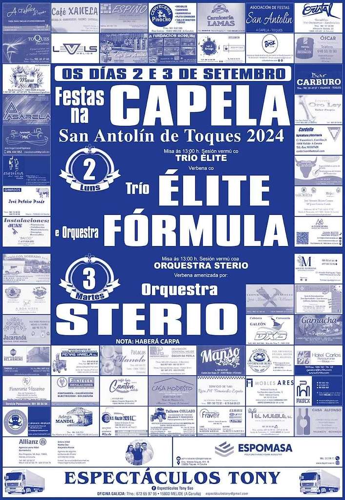 San Antolín de A Capela (2025) en Toques