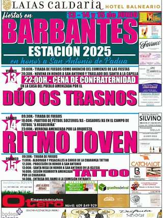 Fechas, información, programa, cartel, imágenes, mapa y ubicación de San Antón de A Barca de Barbantes  en  Cenlle
