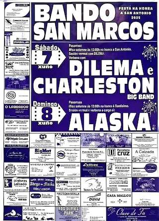 Fechas, información, programa, cartel, imágenes, mapa y ubicación de San Antón de Bando  en  Santiago de Compostela
