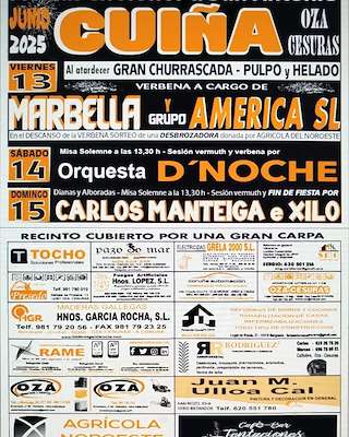 Fechas, información, programa, cartel, imágenes, mapa y ubicación de San Antón de Cuíña  en  Oza Cesuras