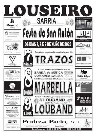 Fechas, información, programa, cartel, imágenes, mapa y ubicación de San Antón de Louseiro  en  Sarria