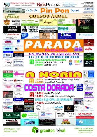 Fechas, información, programa, cartel, imágenes, mapa y ubicación de San Antón de Parada de Piñor  en  Barbadás