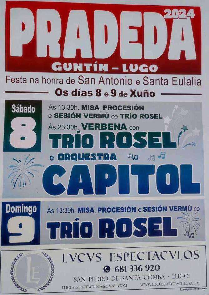 San Antón y Santa Eulalia de Pradeda en Guntín