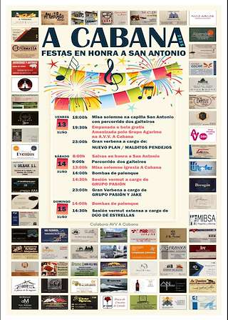 Fechas, información, programa, cartel, imágenes, mapa y ubicación de San Antonio de A Cabana  en  Ferrol
