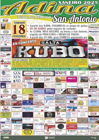 Fechas, información, programa, cartel, imágenes, mapa y ubicación de San Antonio de Adina  en  Sanxenxo