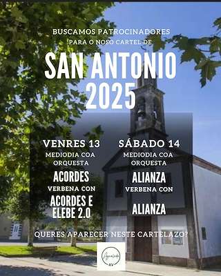 Fechas, información, programa, cartel, imágenes, mapa y ubicación de San Antonio de Agualada  en  Coristanco