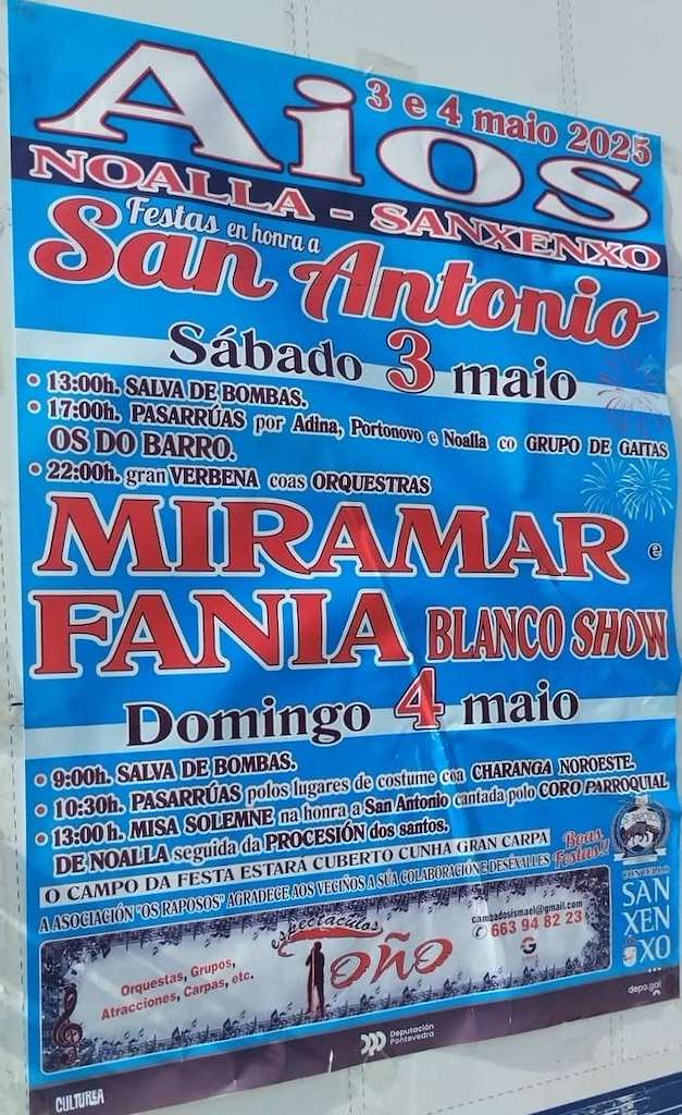 San Antonio de Aios (2025) en Sanxenxo