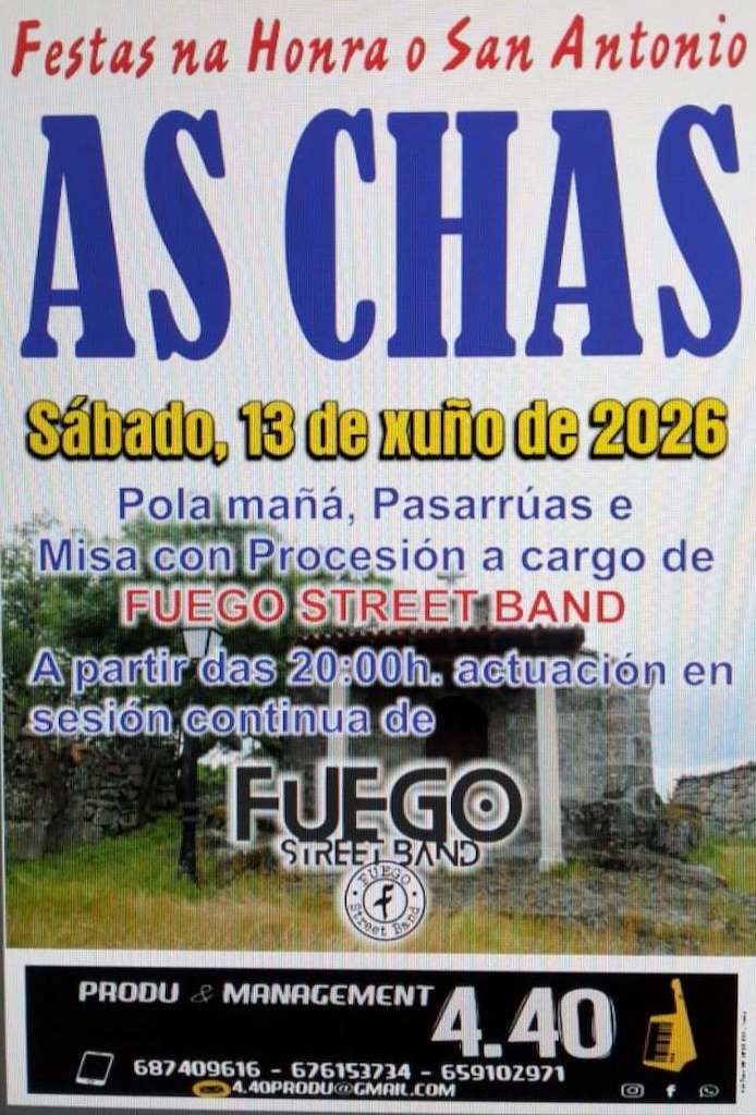 San Antonio de As Chás en Oímbra