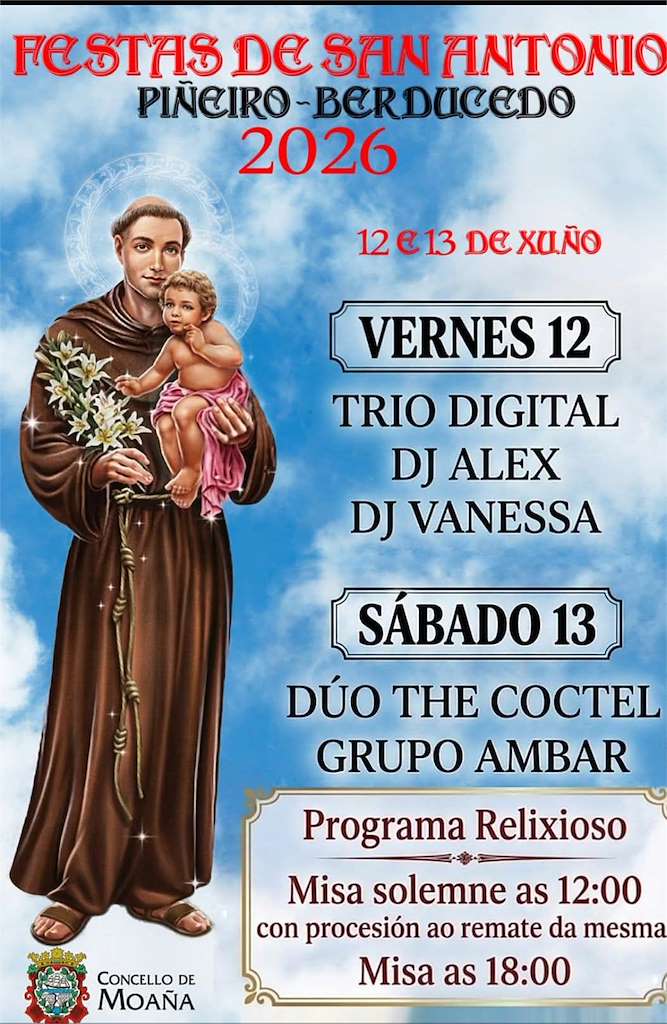 San Antonio de Berducedo (2026) en Moaña
