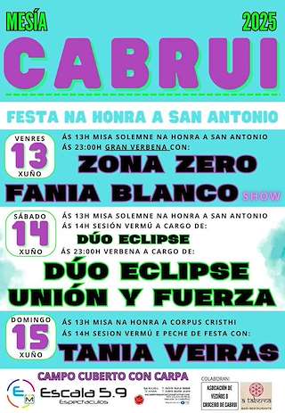 Fechas, información, programa, cartel, imágenes, mapa y ubicación de San Antonio de Cabrui  en  Mesía