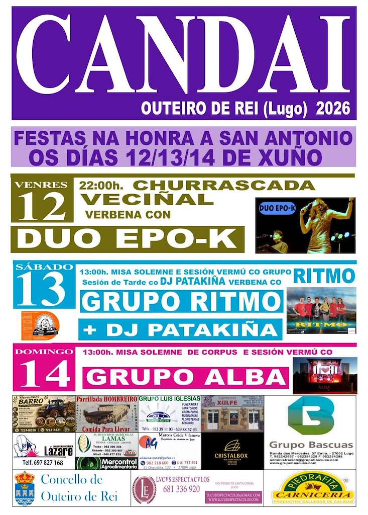 San Antonio de Candai (2026) en Outeiro de Rei