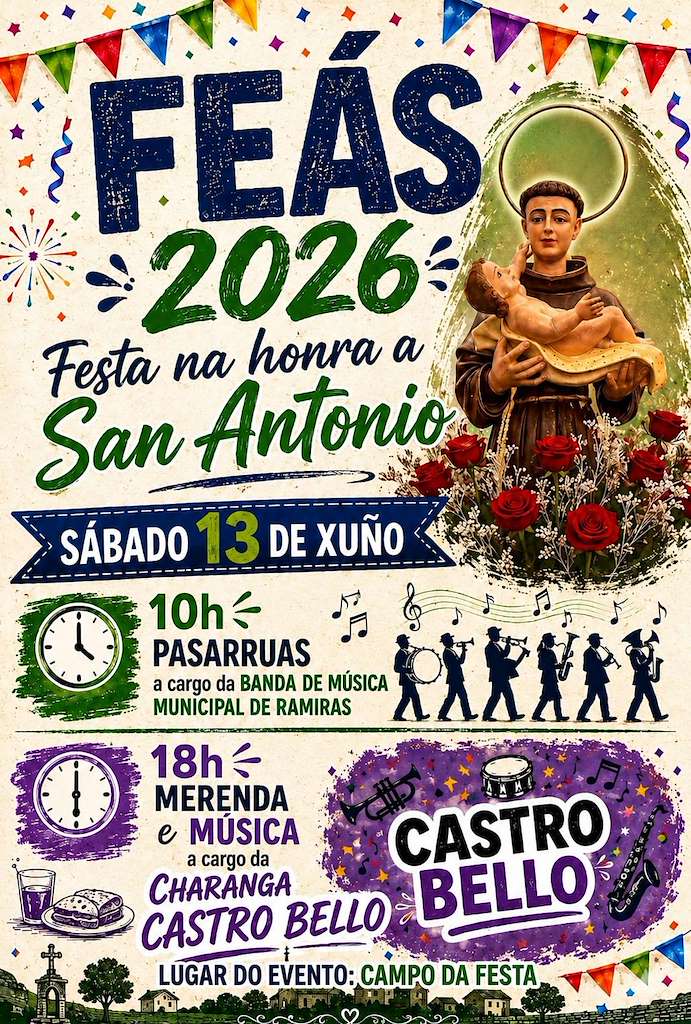 San Antonio de Feás (2026) en Boborás