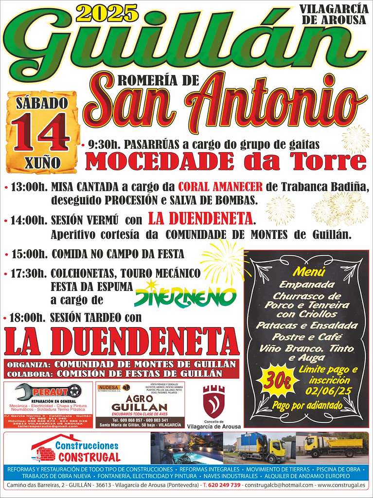 San Antonio de Guillán (2025) en Vilagarcía de Arousa