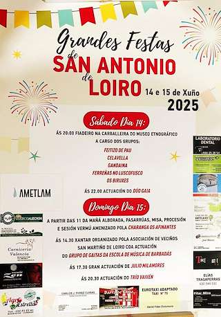 Fechas, información, programa, cartel, imágenes, mapa y ubicación de San Antonio de Loiro  en  Barbadás