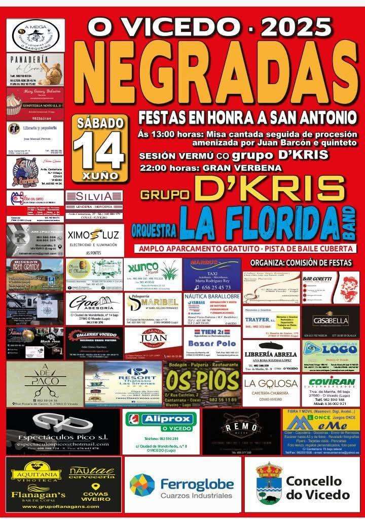 San Antonio de Negradas  (2025) en O Vicedo