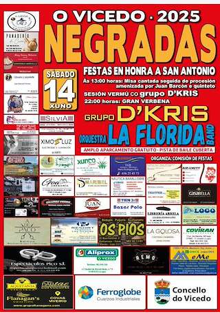 Fechas, información, programa, cartel, imágenes, mapa y ubicación de San Antonio de Negradas   en  O Vicedo