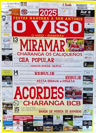 Fechas, información, programa, cartel, imágenes, mapa y ubicación de San Antonio de O Viso   en  Ramirás