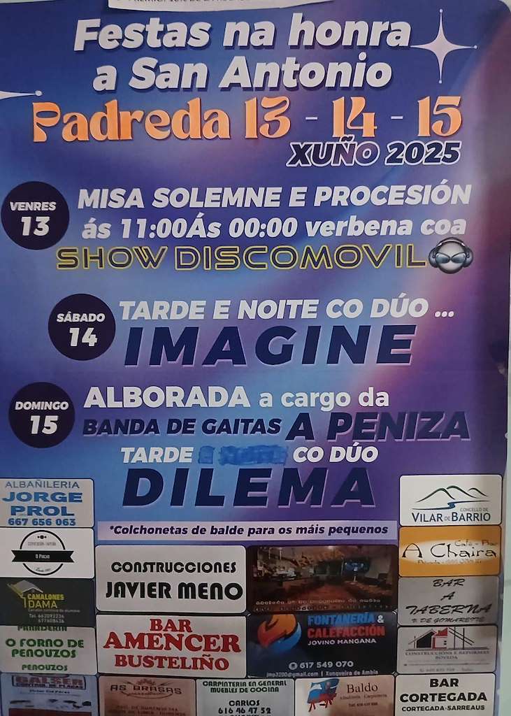 San Antonio de Padreda (2025) en Vilar de Barrio