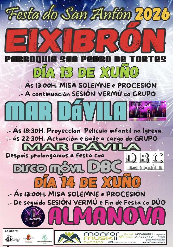 San Antonio de Padua de Eixebrón (2026) en Becerreá