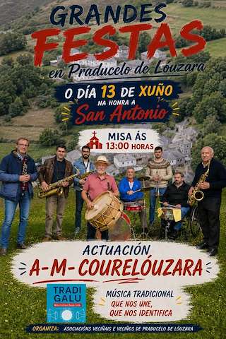 Fechas, información, programa, cartel, imágenes, mapa y ubicación de San Antonio de Praducelo   en  Samos