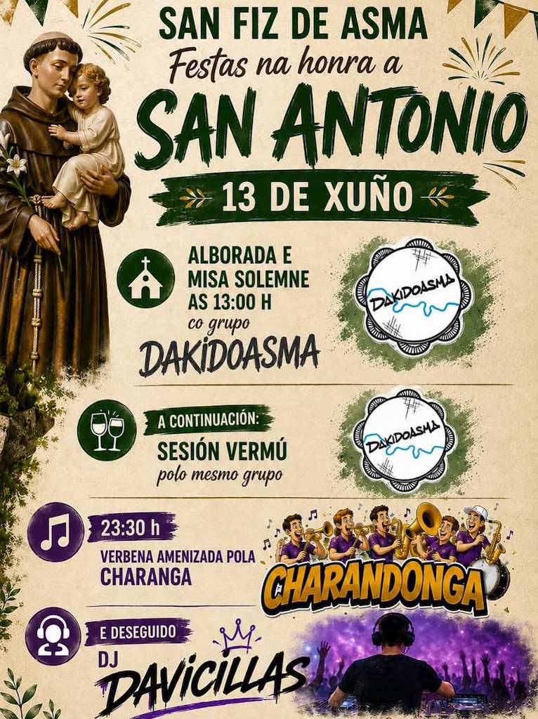 San Antonio de San Fiz de Asma (2026) en Chantada