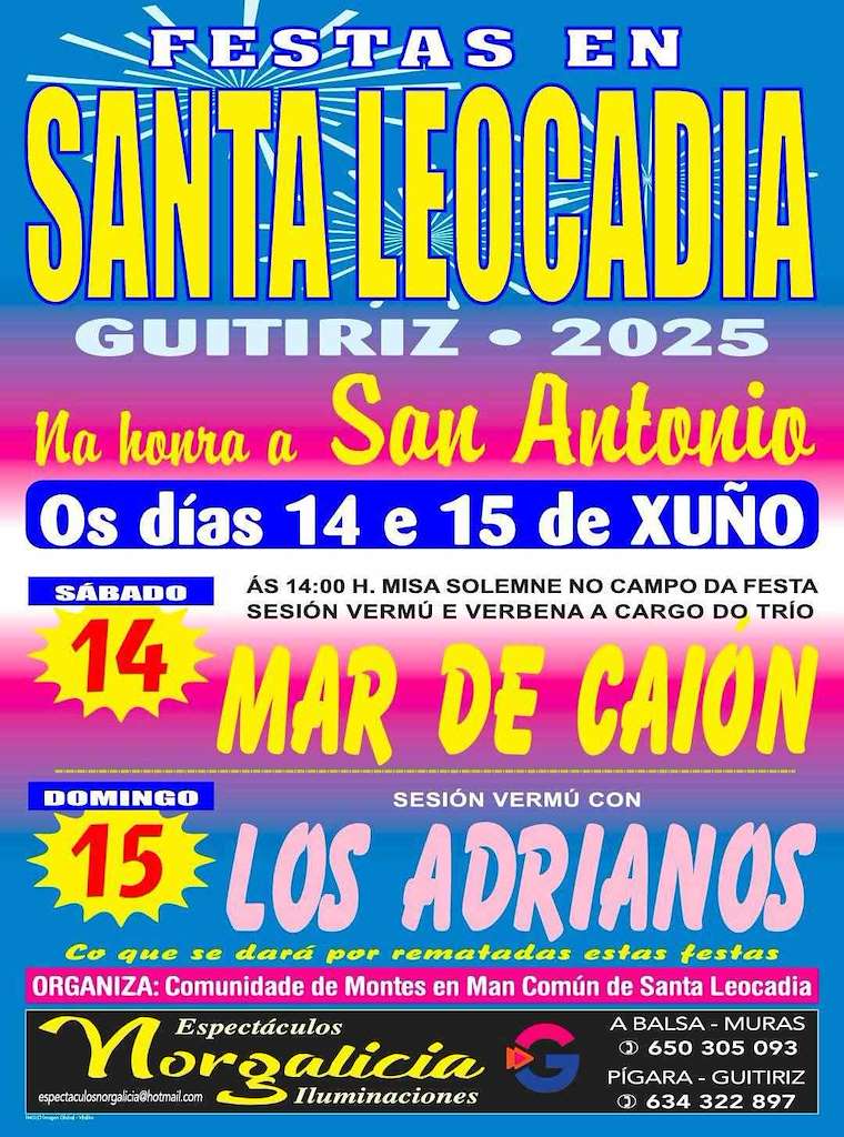 San Antonio de Santa Leocadia (2025) en Guitiriz