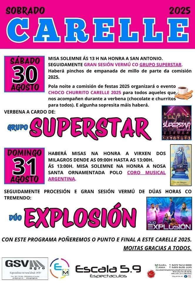 San Antonio e Virxe dos Milagros de Carelle  en Sobrado