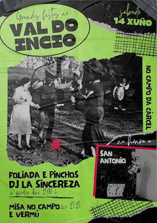 Fechas, información, programa, cartel, imágenes, mapa y ubicación de San Antonio  en  O Incio