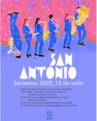 Fechas, información, programa, cartel, imágenes, mapa y ubicación de San Antonio (2026)  en  Sanxenxo