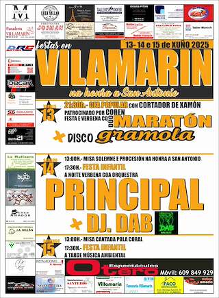 Fechas, información, programa, cartel, imágenes, mapa y ubicación de San Antonio  en  Vilamarín