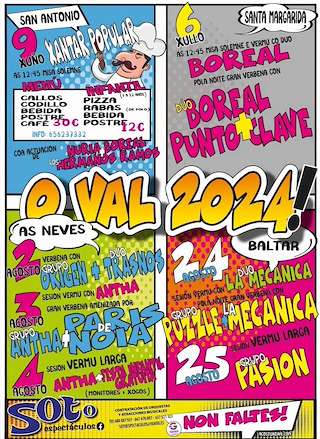 Fechas, información, programa, cartel, imágenes, mapa y ubicación de San Antonio -  Xantar Popular de O Val  en  Narón