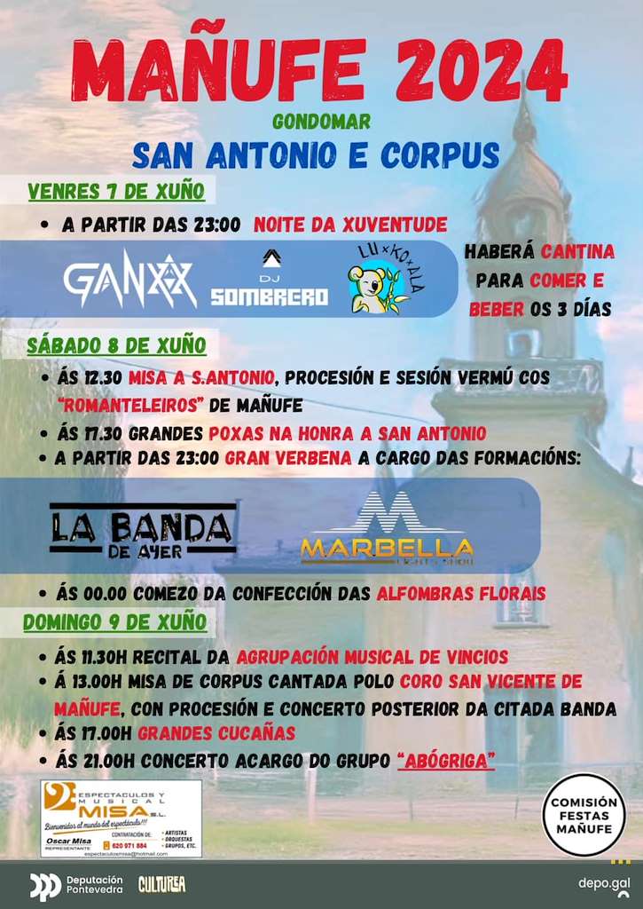 San Antonio y Corpus Christi de Mañufe en Gondomar