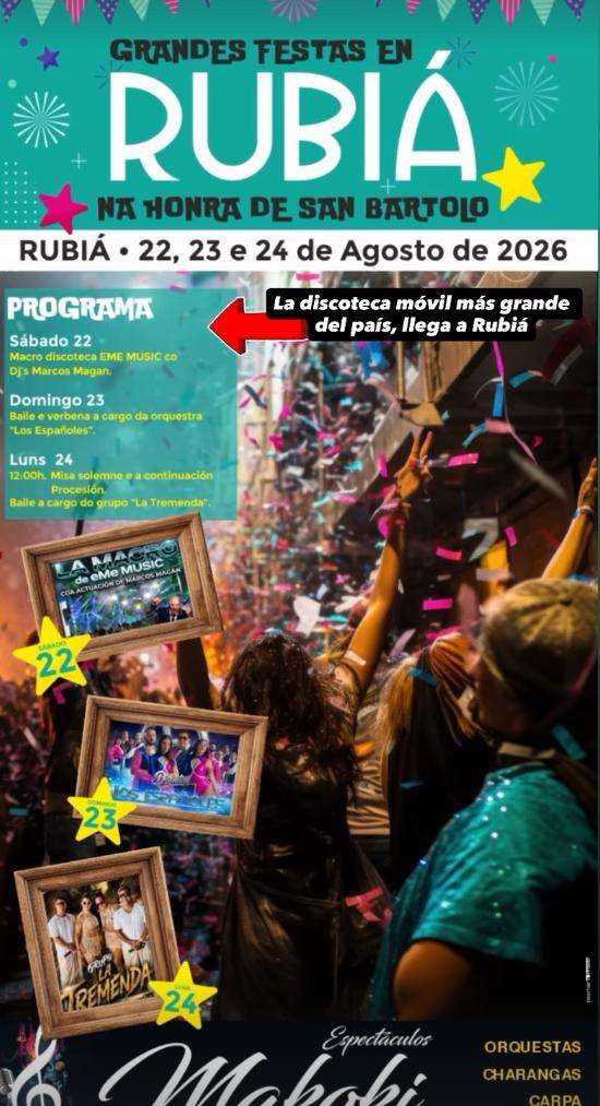 San Bartolo (2026) en Rubiá