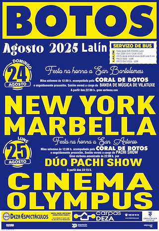 Fechas, información, programa, cartel, imágenes, mapa y ubicación de San Bartolomé de Botos  en  Lalín