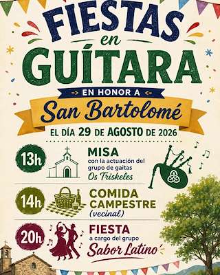 Fechas, información, programa, cartel, imágenes, mapa y ubicación de San Bartolomé de Guítara (2026)  en  Pantón