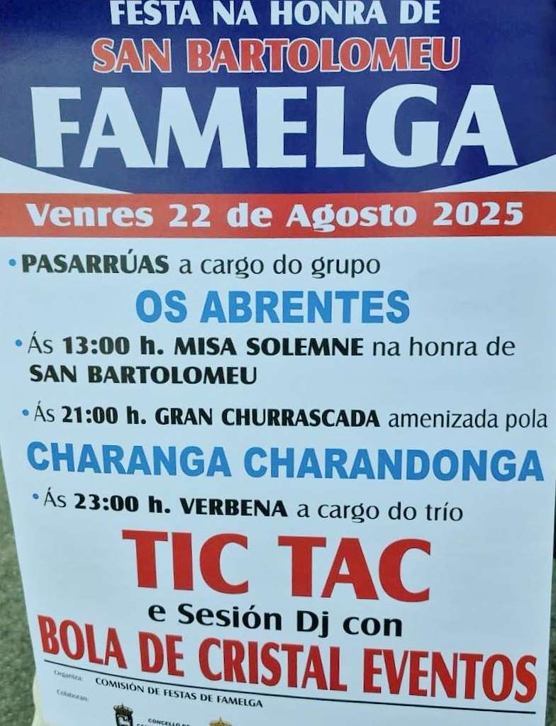 San Bartolomeu de Famelga en Cerdedo-Cotobade