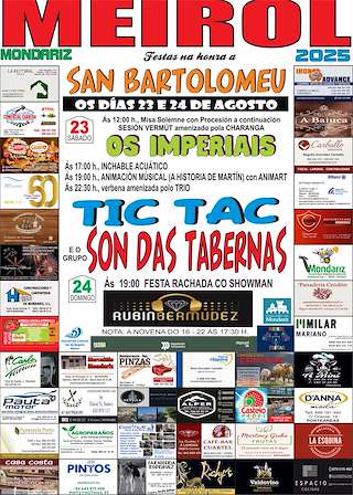 Fechas, información, programa, cartel, imágenes, mapa y ubicación de San Bartolomeu de Meirol  en  Mondariz