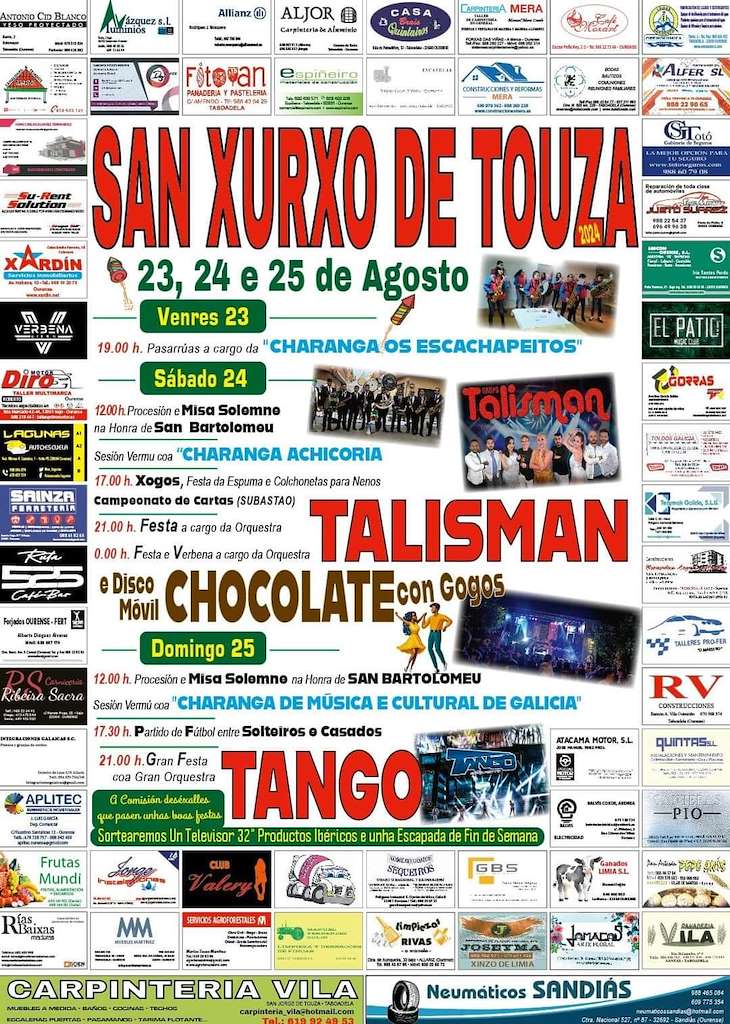 San Bartolomeu de San Xurxo da Touza en Taboadela