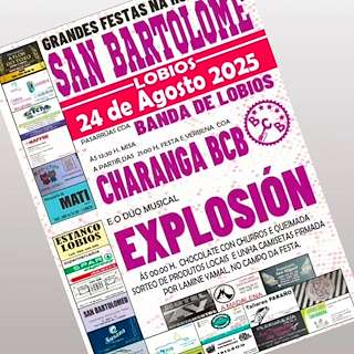 Fechas, información, programa, cartel, imágenes, mapa y ubicación de San Bartolomeu  en  Lobios